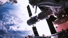 Tàu vũ trụ Thần Châu-16 ghép nối thành công với module Thiên Hà trên Trạm vũ trụ Thiên Cung, ngày 30/5/2023. Ảnh: THX/TTXVN.