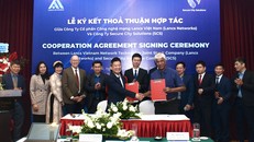 Lễ ký kết thỏa thuận hợp tác giữa Công ty Cổ phần Công nghệ mạng Lancs Việt Nam (Lancs Networks) và Công ty Secure City Solutions (SCS).