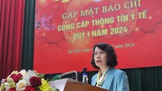 Thứ trưởng Bộ Y tế Nguyễn Thị Liên Hương chia sẻ với báo chí ngày 2/2 - Ảnh: VGP.