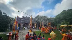 Trang trọng Lễ hạ nêu và khai ấn cung chúc tân Xuân tại Đại Nội Huế