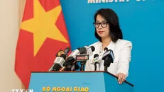 Người Phát ngôn Bộ Ngoại giao Phạm Thu Hằng. Ảnh: TTXVN.