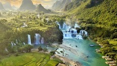 Thác Bản Giốc (tỉnh Cao Bằng). Ảnh: TTXVN.