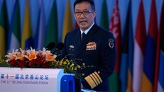Thượng tướng Đổng Quân, Bộ trưởng Bộ Quốc phòng Trung Quốc, phát biểu khai mạc Diễn đàn.