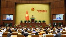 Quang cảnh phiên họp sáng 23/10. Ảnh: Phạm Kiên/TTXVN.