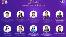 Các nữ sinh đoạt giải. Ảnh: BTC.