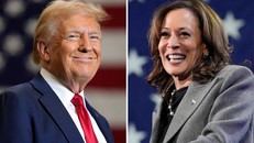 Cựu Tổng thống Mỹ Donald Trump (trái) và Phó Tổng thống Kamala Harris đang chạy đua với thời gian. Ảnh: ABC.