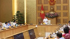 Phó Thủ tướng Hồ Đức Phớc, tổ trưởng Tổng công tác phát biểu. Ảnh: An Đăng/TTXVN.