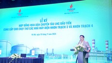 Chủ tịch PV GAS Nguyễn Thanh Bình phát biểu khẳng định quyết tâm của PV GAS trong Chiến lược năng lượng xanh.