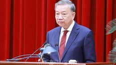 Tổng Bí thư Tô Lâm phát biểu bế mạc. Ảnh: Thống Nhất/TTXVN.