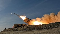  Tên lửa Iran được phóng trong một cuộc diễn tập quân sự ở miền Nam nước này ngày 19/1/2024. Ảnh: AFP/TTXVN.