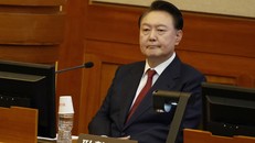 Tổng thống Hàn Quốc Yoon Suk Yeol tại Tòa án Hiến pháp ở Seoul.