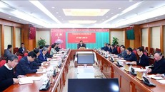 Toàn cảnh Kỳ họp thứ 55 Ủy ban Kiểm tra Trung ương. Ảnh: Phương Hoa/TTXVN.