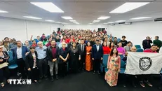 Quang cảnh buổi lễ. Ảnh: Đại sứ quán/TTXVN phát