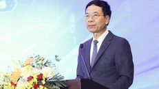 Bộ trưởng Khoa học và Công nghệ Nguyễn Mạnh Hùng phát biểu tại sự kiện. Ảnh: Vietnam+