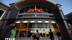 Rạp chiếu phim AMC ở Los Angeles, bang California (Mỹ). Ảnh: AFP/TTXVN