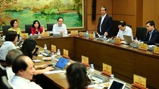 Bộ trưởng Nguyễn Kim Sơn phát biểu.