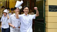 Thí sinh dự thi vào lớp 10. Ảnh: Hồng Đạt/TTXVN.