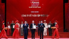 Tập đoàn TH Tập đoàn TH xuất sắc đón nhận giải thưởng "Vinh quang Việt Nam" năm 2025. Ảnh: TH