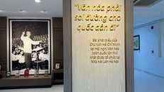 Không gian trưng bày các tác phẩm văn học nghệ thuật tiêu biểu của Hà Nội - Huế - TP Hồ Chí Minh.