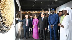  Khoảng 18.000 hiện vật được trưng bày tại bảo tàng gồm cả các hiện vật lịch sử và các tác phẩm đương đại.