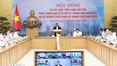 Hội nghị sơ kết việc thực hiện chỉ tiêu phát triển nhà ở xã hội 7 tháng đầu năm 2025. Ảnh: Dương Giang/TTXVN.