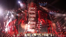 Một tiết mục nghệ thuật trong chương trình. Ảnh: Quốc Khánh/TTXVN.