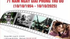 Chiếu miễn phí 3 bộ phim về Hà Nội nhân kỷ niệm Ngày Giải phóng Thủ đô