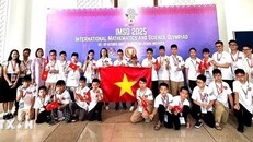Đoàn học sinh Việt Nam tại cuộc thi Olympic Toán và Khoa học quốc tế (IMSO) lần thứ 22.