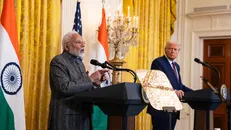 Tổng thống Mỹ Donald Trump và Thủ tướng Ấn Độ Narendra Modi.