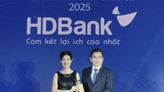 HDBank lập cú đúp giải thưởng Visa 2025, ghi dấu hành trình số hóa toàn diện và nâng tầm trải nghiệm khách hàng.