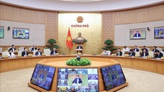 Thủ tướng Phạm Minh Chính chủ trì Phiên họp Chính phủ thường kỳ tháng 10/2025. Ảnh: Dương Giang/TTXVN.