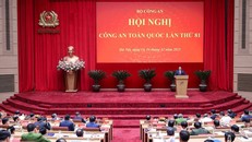 Thủ tướng Chính phủ Phạm Minh Chính tin tưởng lực lượng công an nhân dân sẽ lập nhiều thành tích, chiến công xuất sắc hơn nữa, đóng góp quan trọng và nhiều hơn nữa vào sự nghiệp xây dựng và bảo vệ Tổ quốc. Ảnh: VGP/Nhật Bắc.