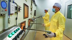 Một dây chuyền sản xuất tại Trung tâm Đồng vị. Ảnh: Viện Nghiên cứu hạt nhân Đà Lạt.