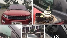 Hình ảnh xe ô tô bị lấy cắp mất gương khi để tại Gamuda Garden