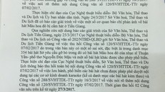 Văn bản thông báo thu hồi khẩn cấp công văn cấm Màu Hoa Đỏ 