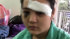 Nạn nhân đang được điều trị trong bệnh viện 