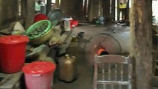 Ngôi nhà nơi xảy ra vụ việc đau lòng.