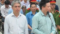 Bị cáo Nguyễn Xuân Sơn và Hà Văn Thắm tại Tòa.