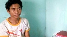 Đối tượng Đoàn Văn Út tại cơ quan điều tra. 