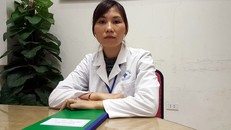 Chị Nguyễn Thị Hường (SN 1991, y sĩ) nhân viên Trung tâm cấp cứu 115 Hà Nội.