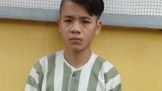 Đối tượng Nguyễn Thanh Vương sau khi bị bắt giữ.