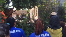 Căn nhà nơi phát hiện thi thể nạn nhân.