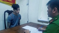 Nguyễn Xuân Sang tại cơ quan công an.