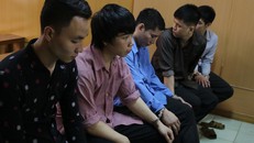 Các bị cáo tại phiên tòa