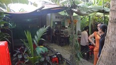 Ngôi nhà nơi xảy ra vụ án. 