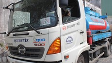 Xe bồn chứa dung môi của doanh nghiệp Vạn Nguyên.