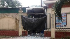 Cây ATM của Ngân hàng TMCP Công thương Việt Nam (Vietinbank), chi nhánh TX. Cửa Lò bị nổ tung lúc rạng sáng 22/12