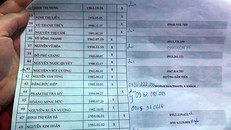 Danh sách đoàn khách bị kẹt tại Cửa khẩu Quốc tế Móng Cái do không đủ thủ tục cấp visa.