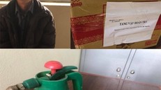 Đối tượng Hà Thanh Liêm cùng tang vật vụ án