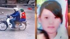 Camera gần nhà Mai có ghi được hình ảnh lúc 13h40, M. ngồi trên xe một người đàn ông lạ mặt đi theo hướng xã Chính Lý. (Ảnh: Lê Thanh Loan)